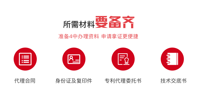 专利申请所需材料